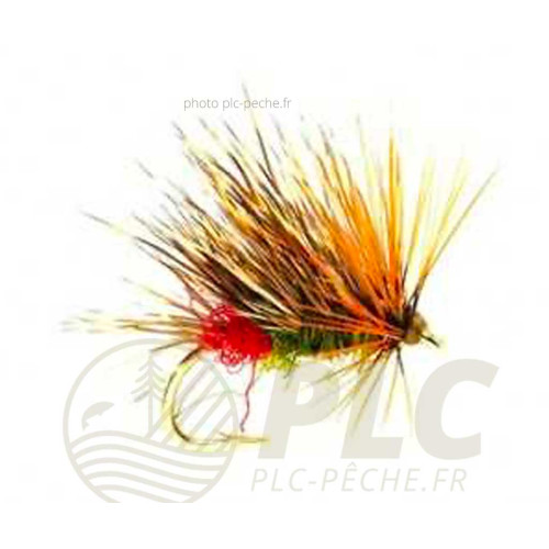 Mouches FULLING MILL Sedgehog Red Arsed Peter