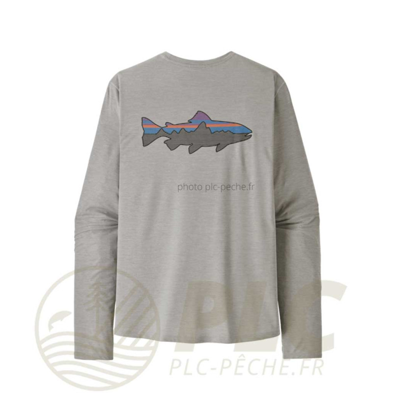 Tee Shirt PATAGONIA Men's Long Sleeved Capilene Cool Sun Shirt rear