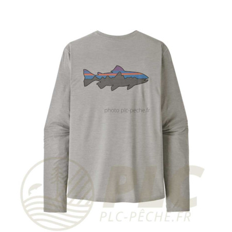 Tee Shirt PATAGONIA Men's Long Sleeved Capilene Cool Sun Shirt rear