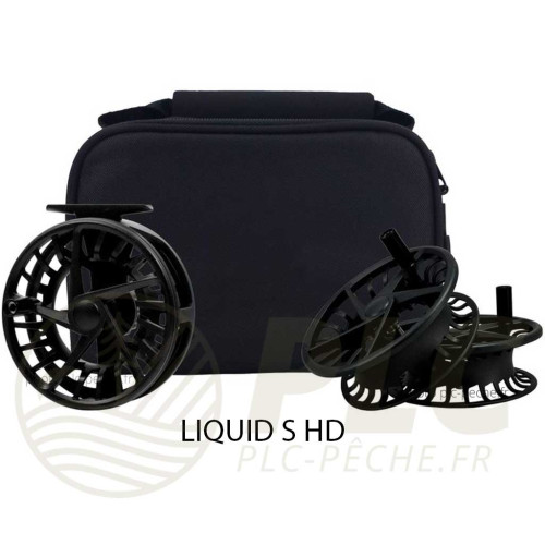 Pack Moulinet + Bobines LAMSON Liquid S -9+ HD Black