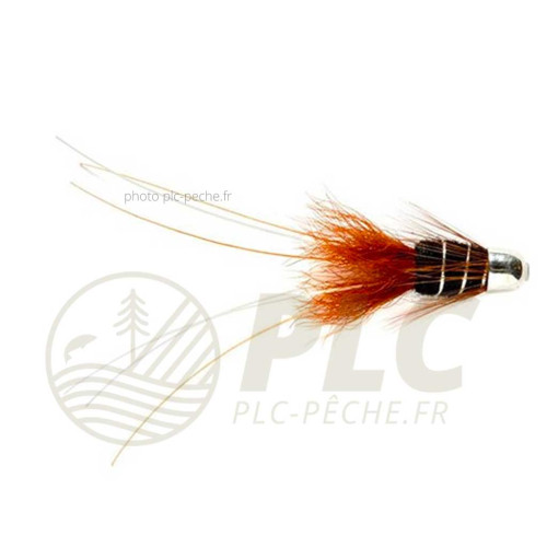 Mouche Saumon FULLING MILL Tube Fly Black Francis (tube...