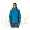 Veste PATAGONIA Men's Torrentshell 3L Rain Jkt Aquatic Blue action