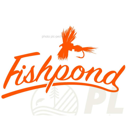 Sticker FISHPOND Thermal Die Cut North Fork 5inch