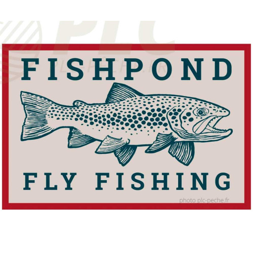 Sticker FISHPOND Die Cut Las Pampas 6 inch