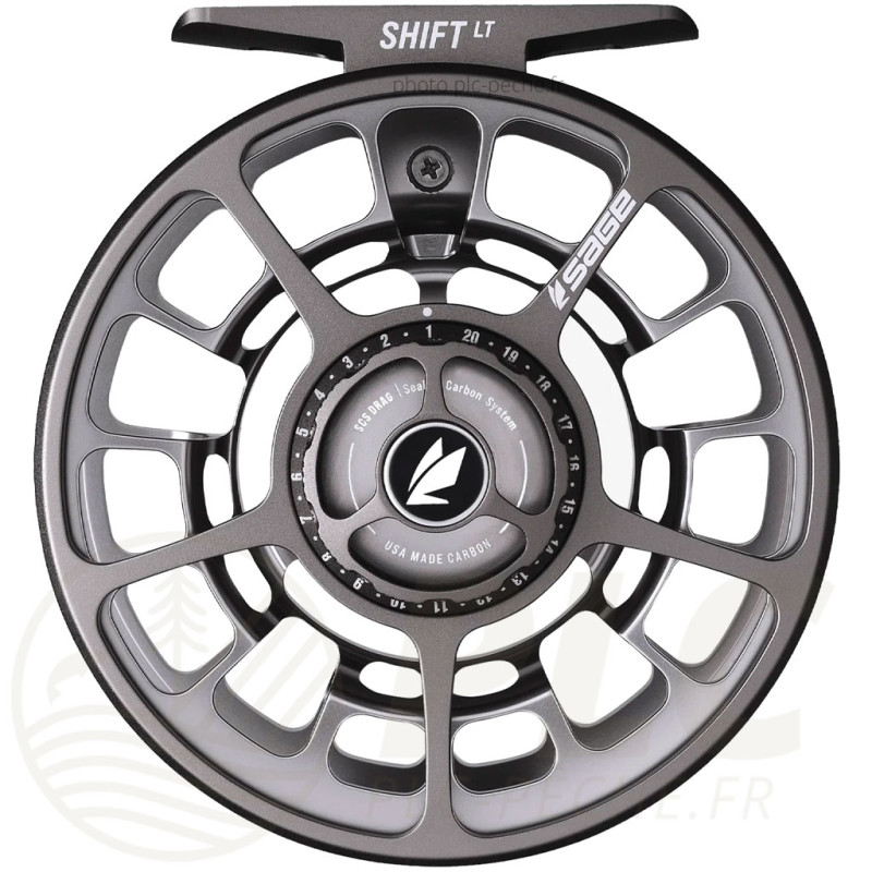 Moulinet SAGE Shift LT Silver Pine frein