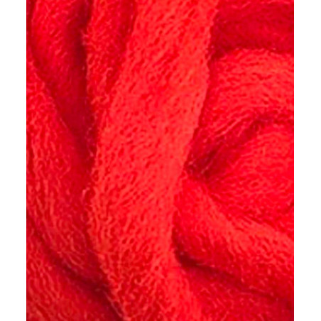 Mèches de Fibres Egg Yarn DEVAUX orange feu