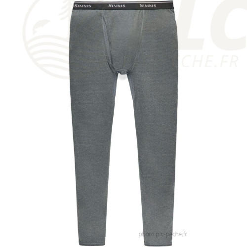 Collant Strata 160 Crew Dark Grey Heather SIMMS