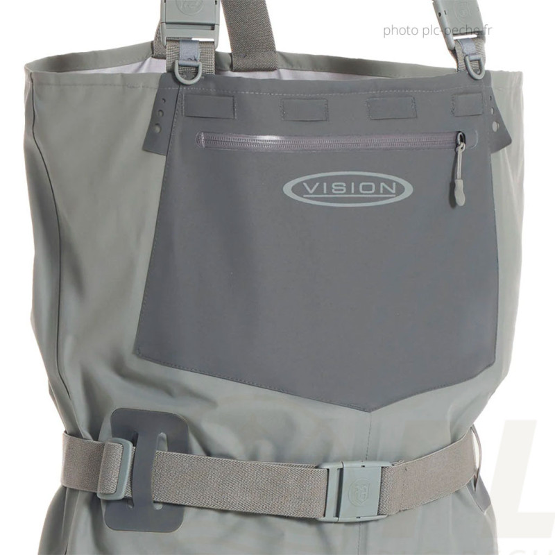 Waders VISION Koski Grey front pocket