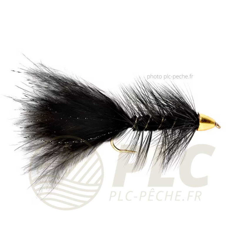 Mouche FULLING MILL G/Nug Woolly Bug Black S10