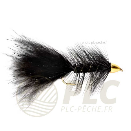 Mouche FULLING MILL G/Nug Woolly Bug Black S10
