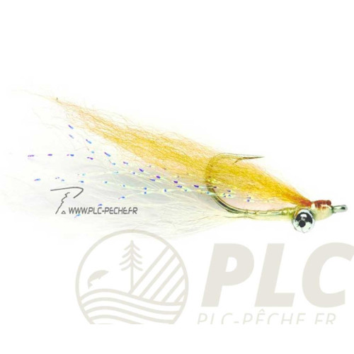 Mouche Mer FULLING MILL Bonefish Clouser Bone Tan