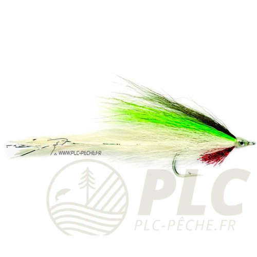 Mouche Mer FULLING MILL Deceivers Chartreuse/White