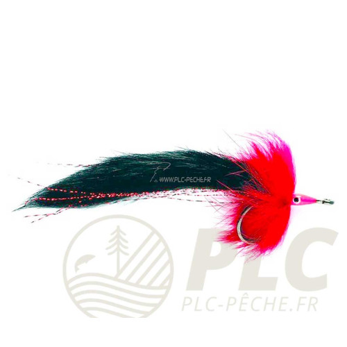 Mouche Mer FULLING MILL Tarpon Bunny Black