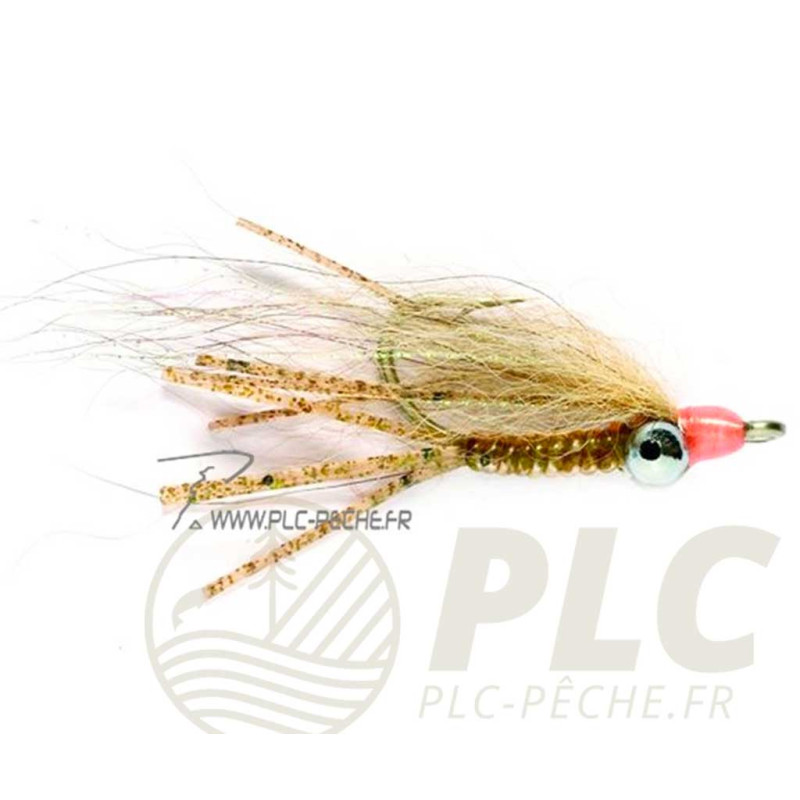 Mouche Mer FULLING MILL Bonefish Sili Charlie Shrimp Tan