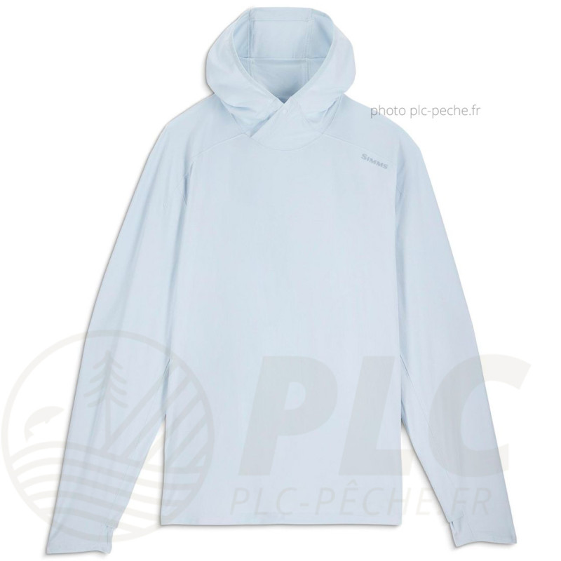 Solar Flex Hoody Bimini Blue SIMMS action