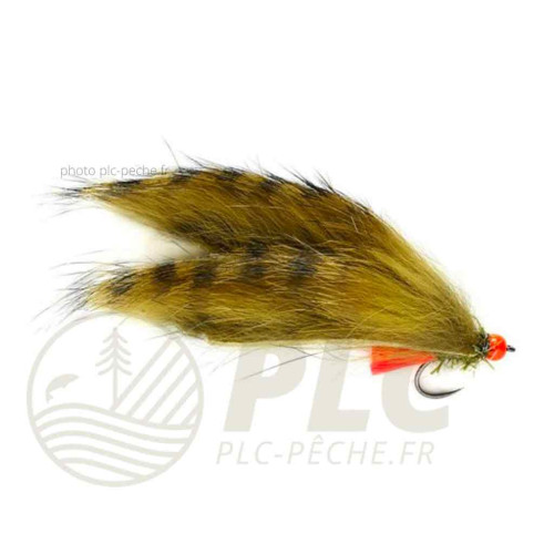 Mouche Streamer FULLING MILL Fred's Flapper Olive