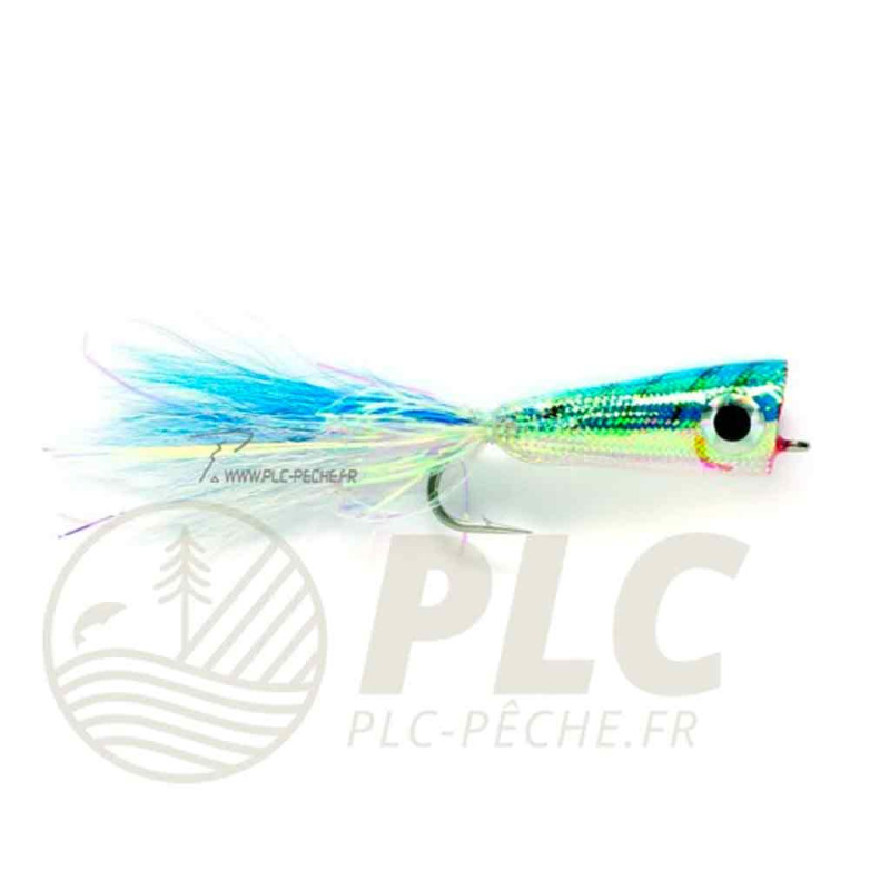 Mouche Mer FULLING MILL Mylar Popper Blue/White