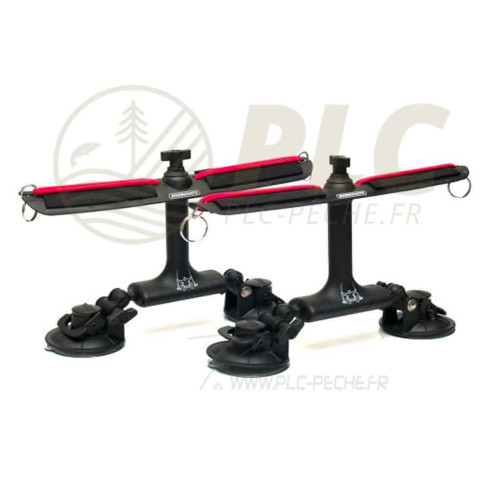 Support de cannes Rodmounts à ventouses pour voitures