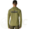 M's L/S Cap Cool Sun Hoody - Fitz Roy Trout Buckhorn Green X-Dye PATGONIA
