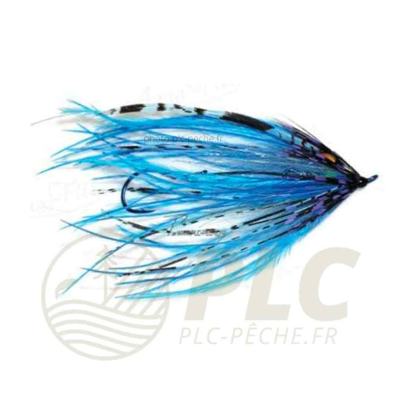 Mouche AQUA FLIES Steelhead Intruder Senyo's OCD Blue