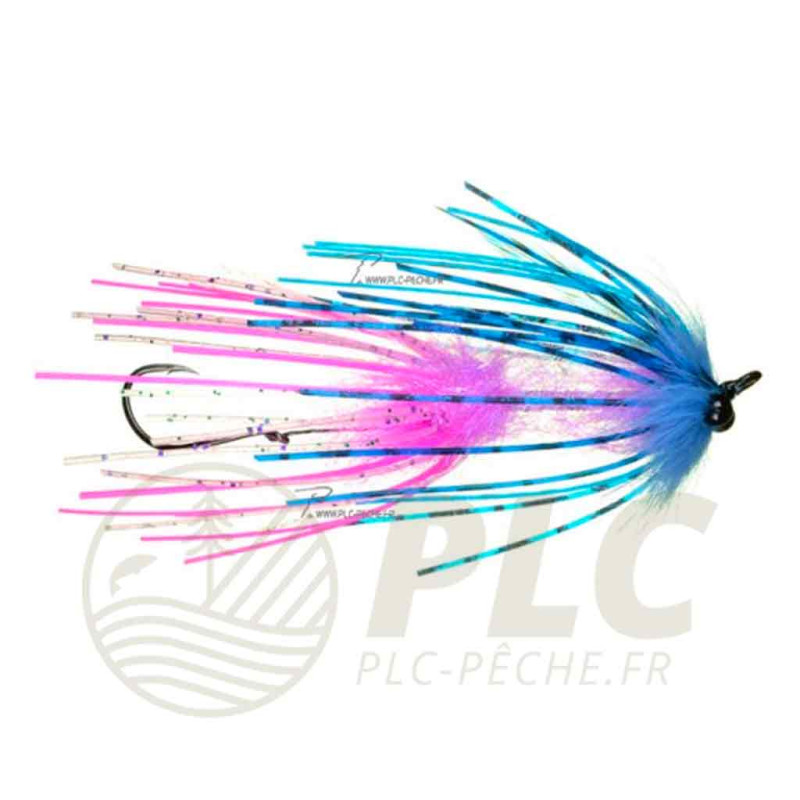 Mouche AQUA FLIES Steelhead Intruder Sili-leg Pink/Blue