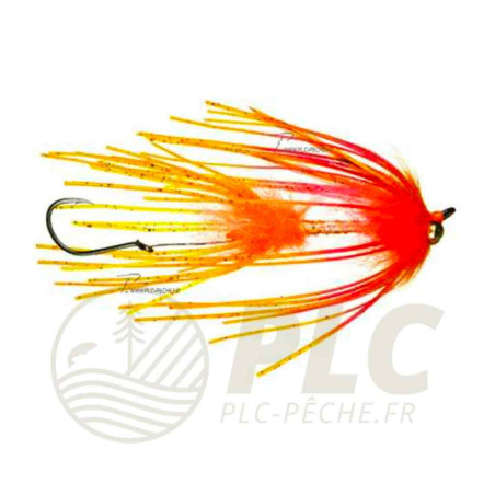 Mouche Steelhead AQUAFLIES Intruder Sili-leg Red/Orange