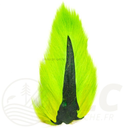 Bucktail chartreuse fluo Fly Scene