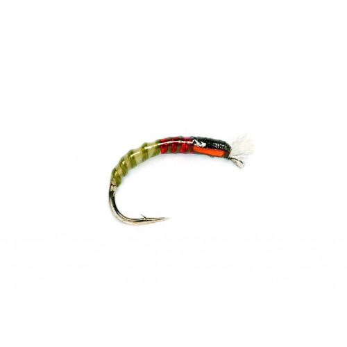 Mouches FULLING MILL Buzzer Red Neck Olive