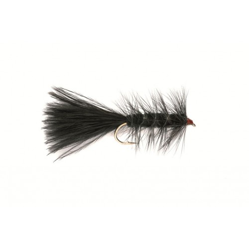 Mouche Streamer FULLING MILL Wooly Bugger Black
