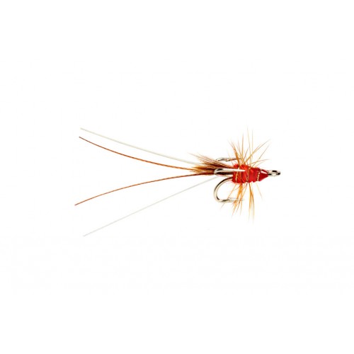 Mouche Saumon FULLING MILL Micro Red Frances