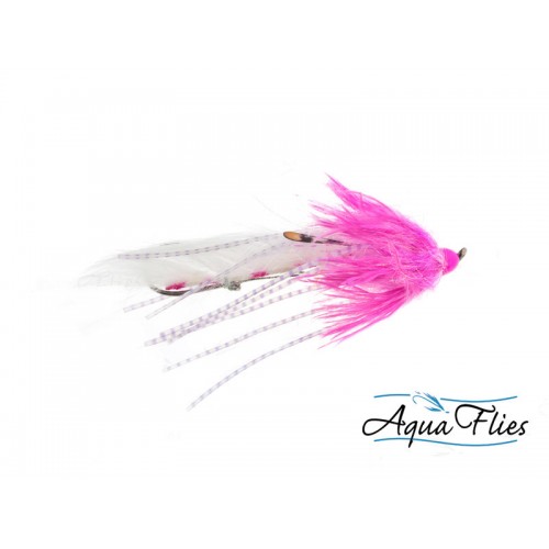 Mouche steelhead mini intruder dirty Hoh pink/white