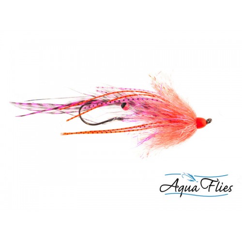 Mouche steelhead intruder ultra squid pink/orange
