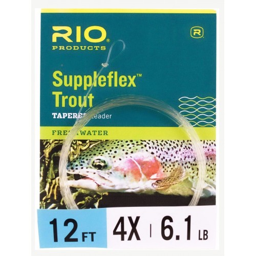 Bas de Ligne RIO Suppleflex Trout 12´(3,70m)