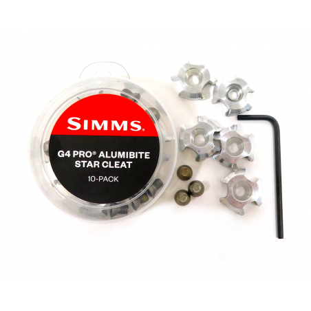 Clous SIMMS alumibite star cleat pour G4 Pro