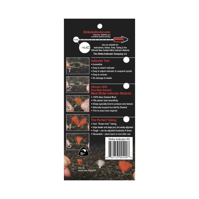 New Zealand strike indicator tool kit
